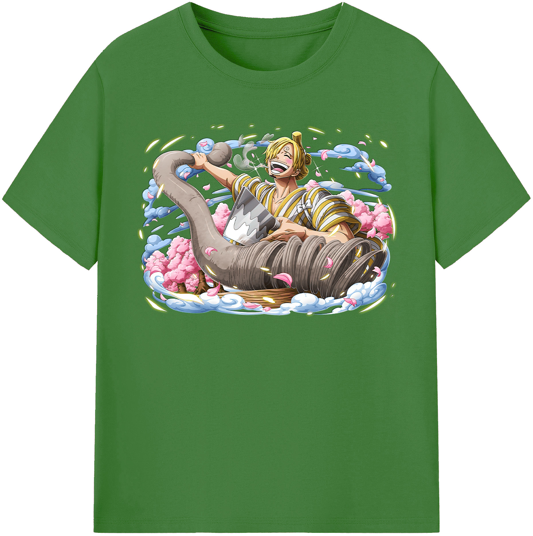 （画像用） ワンピース サンジ ONE PIECE Sanji レディースカジュアルプリントTシャツ（綿100％）